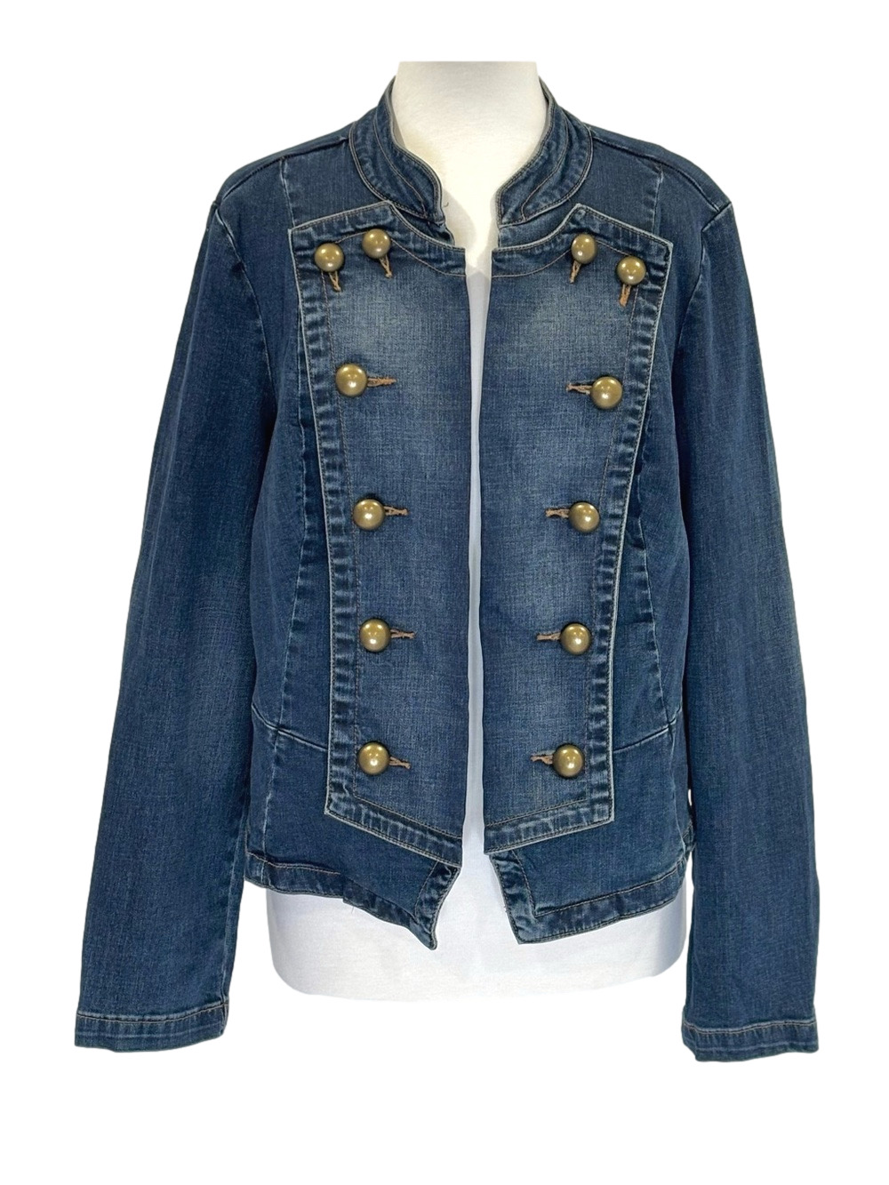 Love & Legend military jean jacket